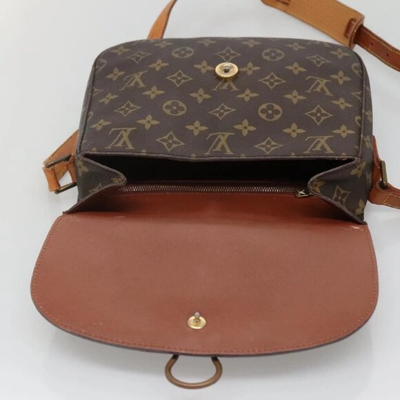 LOUIS VUITTON Monogram Saint Cloud GM Shoulder Bag M51242 LV Auth 140052 - Picture 12 of 15